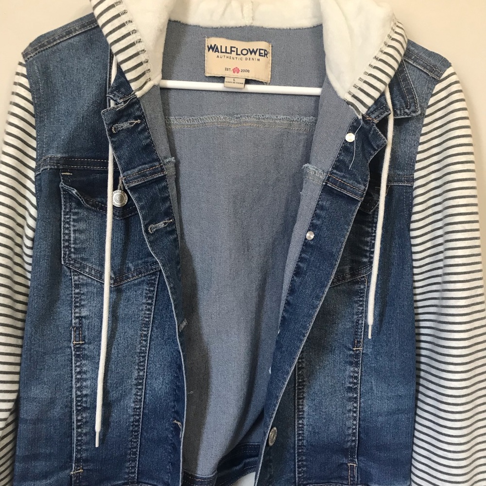 Hooded Denim Jacket